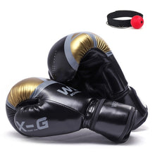 Load image into Gallery viewer, REXCHI Kick Boxing Gloves for Men Women PU Karate Muay Thai Guantes De Boxeo Free Fight MMA Sanda Training Adults Kids Equipment