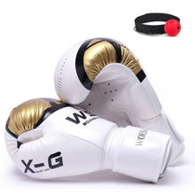 Load image into Gallery viewer, REXCHI Kick Boxing Gloves for Men Women PU Karate Muay Thai Guantes De Boxeo Free Fight MMA Sanda Training Adults Kids Equipment