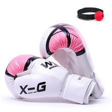 Load image into Gallery viewer, REXCHI Kick Boxing Gloves for Men Women PU Karate Muay Thai Guantes De Boxeo Free Fight MMA Sanda Training Adults Kids Equipment