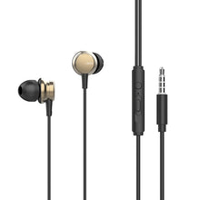 Load image into Gallery viewer, Uiisii headphones HM9 original Best Sellers noise reduction metal 3.5 mm plug stereo music game sports for iOS Huawei phones