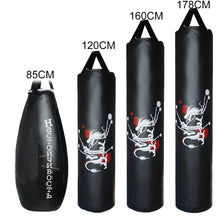 Load image into Gallery viewer, 85/120/160cm Sandbag Empty Punching Bag kick Boxing Bag Indoor Sports Training Muai Thai mma