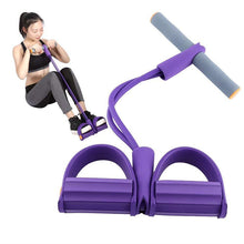 Load image into Gallery viewer, Tube Fitness Resistance Band Elastic Rope Exercise Equipment for Yoga Pilates Workout Latex Pull Rope Abdominal Fitness Belt