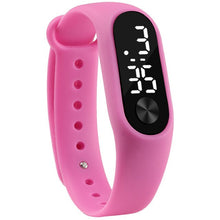 Load image into Gallery viewer, Fashion Men Women Casual Sports Bracelet Watches White LED Electronic Digital Candy Color Silicone Wrist Watch for Children Kids