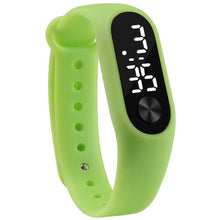 Load image into Gallery viewer, Fashion Men Women Casual Sports Bracelet Watches White LED Electronic Digital Candy Color Silicone Wrist Watch for Children Kids
