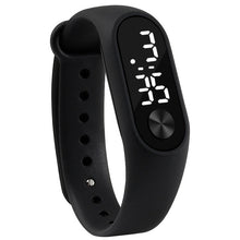 Load image into Gallery viewer, Fashion Men Women Casual Sports Bracelet Watches White LED Electronic Digital Candy Color Silicone Wrist Watch for Children Kids