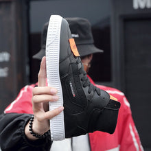 Load image into Gallery viewer, best sellers mens sneaker casual shoes oxfords fashion retro men leather shoes high-top 2018 new breathable lace-up non-slip