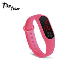 Load image into Gallery viewer, Fashion Men Women Casual Sports Bracelet Watches White LED Electronic Digital Candy Color Silicone Wrist Watch for Children Kids