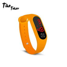 Load image into Gallery viewer, Fashion Men Women Casual Sports Bracelet Watches White LED Electronic Digital Candy Color Silicone Wrist Watch for Children Kids