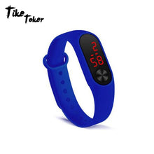 Load image into Gallery viewer, Fashion Men Women Casual Sports Bracelet Watches White LED Electronic Digital Candy Color Silicone Wrist Watch for Children Kids