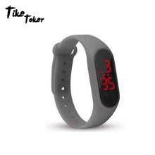 Load image into Gallery viewer, Fashion Men Women Casual Sports Bracelet Watches White LED Electronic Digital Candy Color Silicone Wrist Watch for Children Kids