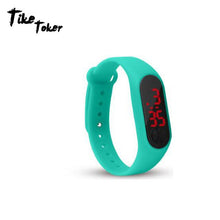Load image into Gallery viewer, Fashion Men Women Casual Sports Bracelet Watches White LED Electronic Digital Candy Color Silicone Wrist Watch for Children Kids