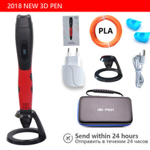 Load image into Gallery viewer, best sellers 3D PEN 3d printer pen usb 3D pen include 200m pal filament and 20 sheets pattern template and bad easy to carry