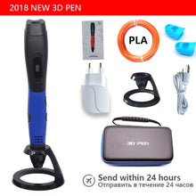 Load image into Gallery viewer, best sellers 3D PEN 3d printer pen usb 3D pen include 200m pal filament and 20 sheets pattern template and bad easy to carry