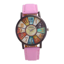Load image into Gallery viewer, Creative And Unique Zegarki Damskie SONSDO Vintage Harajuku Graffiti  Clock Women's Watches Best Sellers Relojes Para  Mujer@50